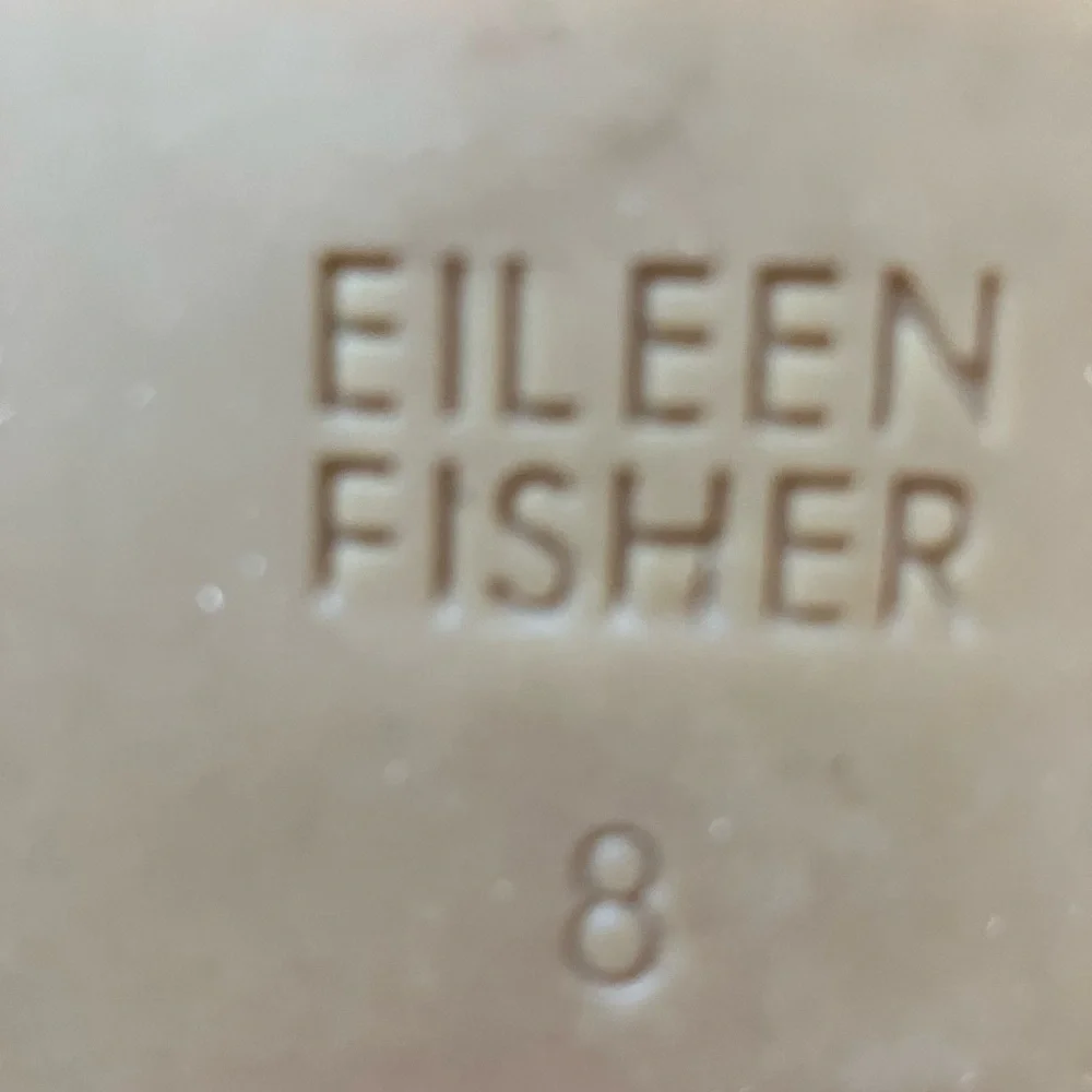 Eileen Fisher Coy cuff espadrille flats sandal metallic silver sustainable 8